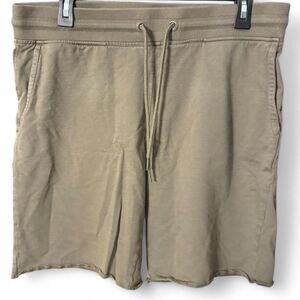 Bread & Boxers Men’s Washed Olive Sweat Shorts